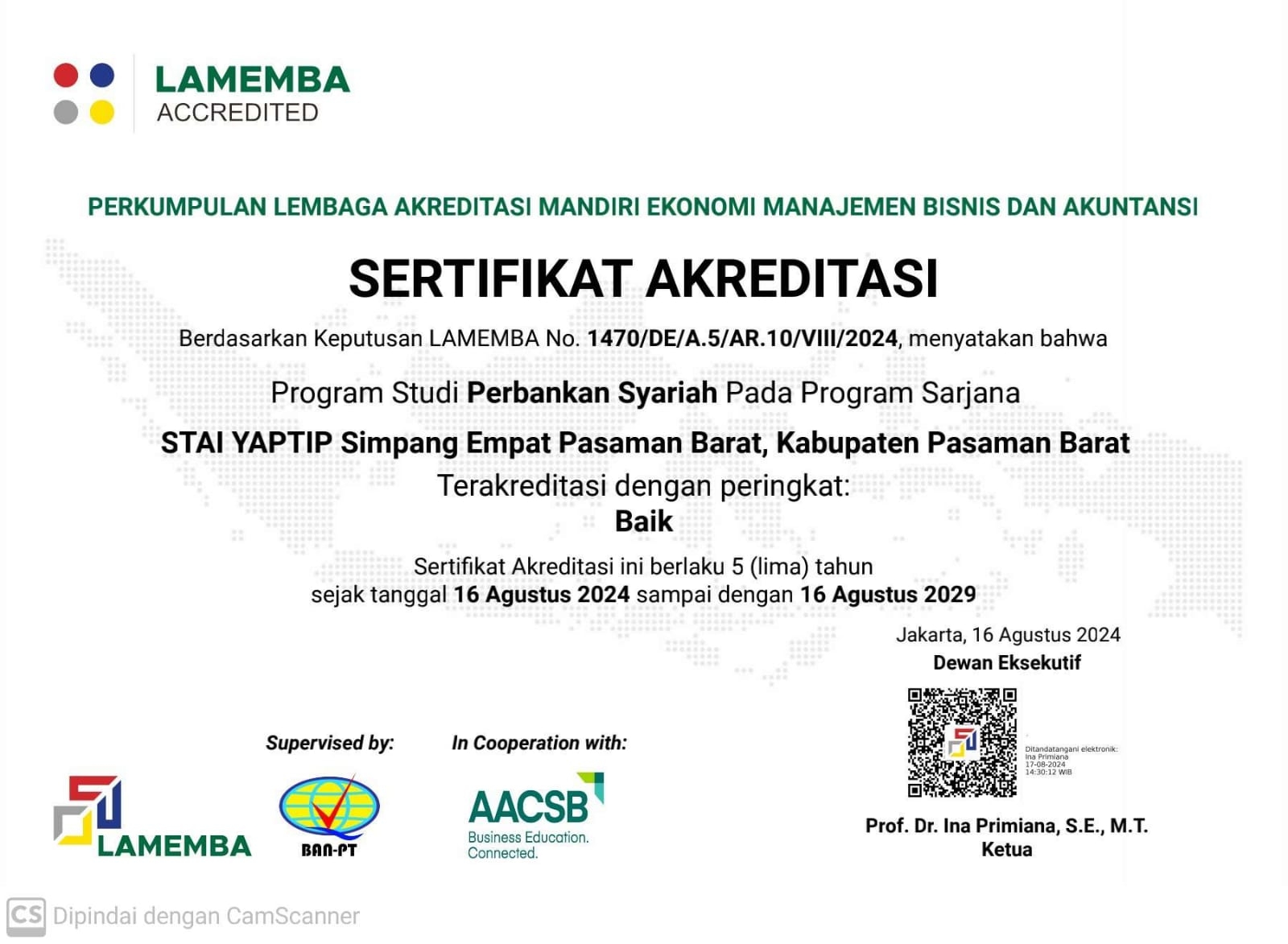 AKREDITASI PROGRAM STUDI PERBANKAN SYARIAH 