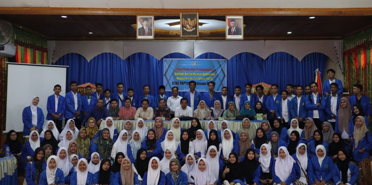 Foto Bersama peserta Kukerta Angkatan ke 25 STAI YAPTIP Pasaman Barat