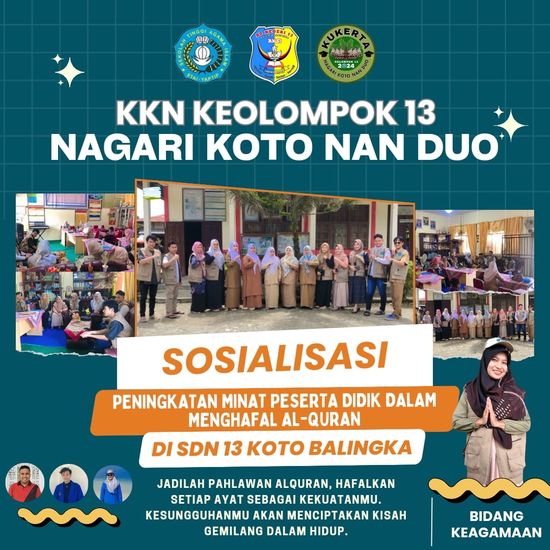 KKN ANGKATAN 26 STAI YAPTIP PASAMAN BARAT 