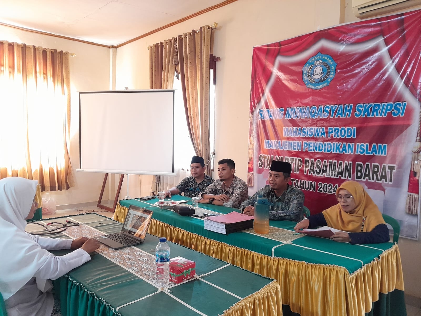 SIDANG MUNAQASYAH MAHASISWA STAI YAPTIP PASAMAN BARAT TAHUN 2024