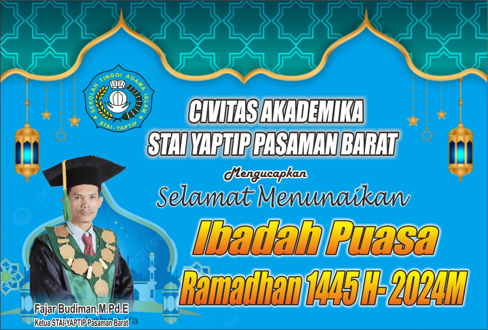 SELAMAT MENUNAIKAN IBADAH PUASA RAMADHAN 1445H/2024