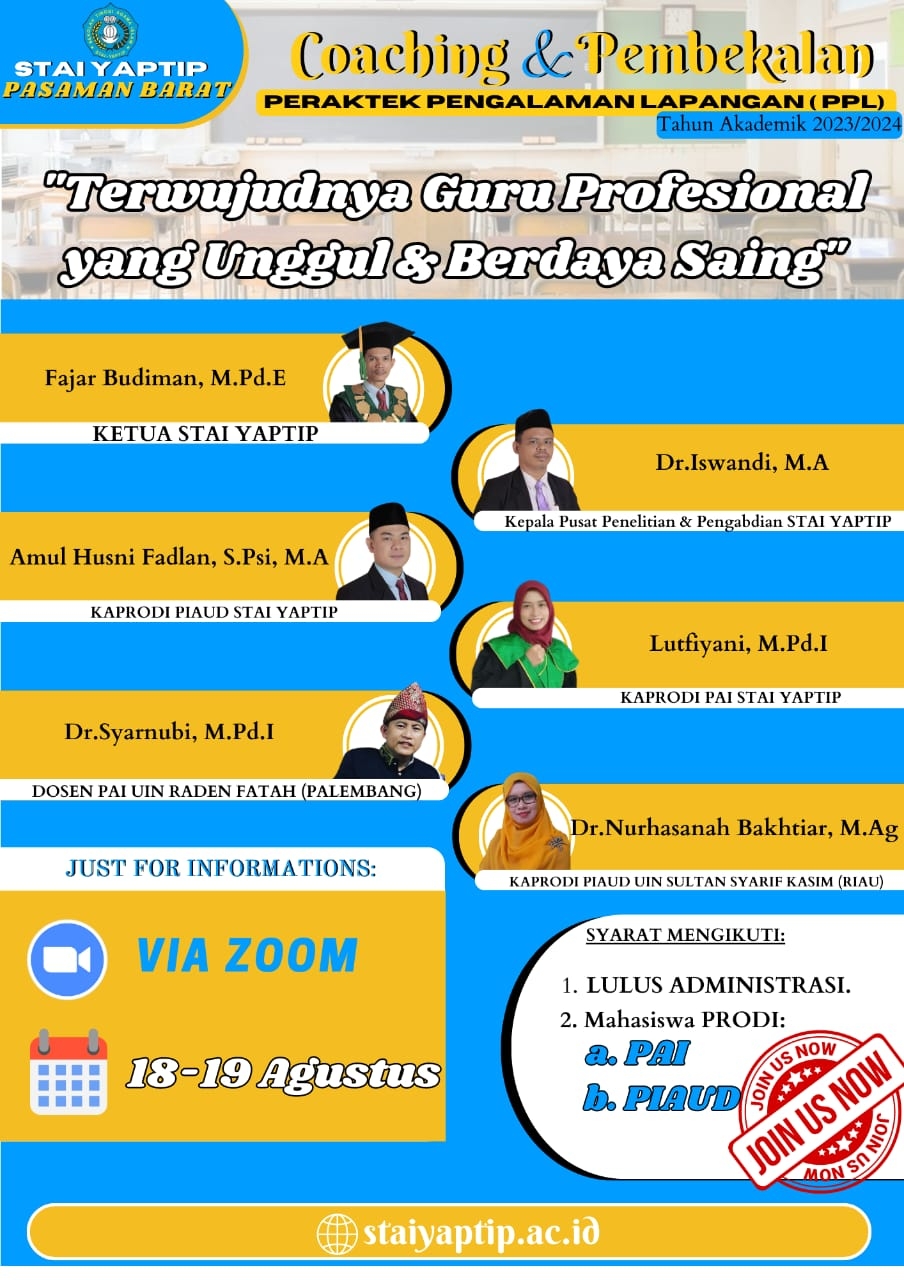 COACHING DAN PEMBEKALAN PERAKTEK PENGALAMAN LAPANGAN