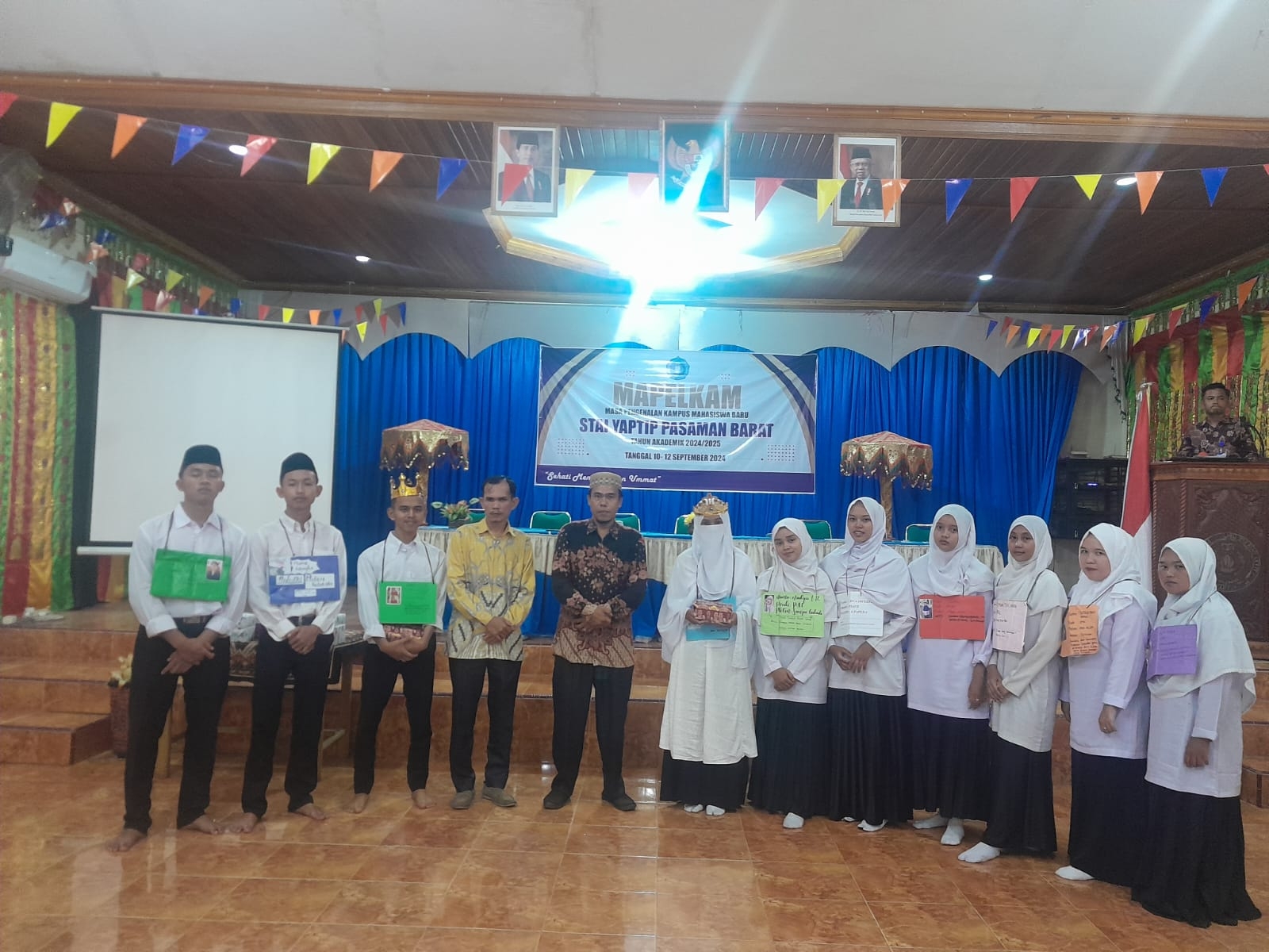 KETUA STAI YAPTIP PASAMAN BARAT RESMI TUTUP KEGIATAN MAPELKAM MAHASISWA BARU TAHUN 2024