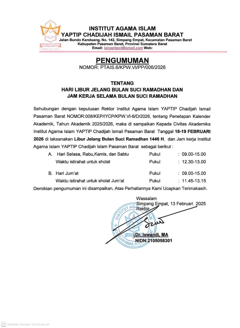HARI LIBUR JELANG BULAN RAMADHAN DAN JAM KERJA SELAMA RAMADHAN 1447H