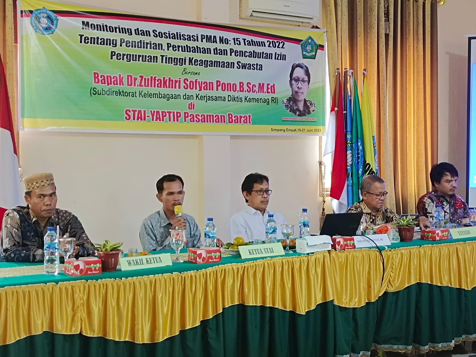 MONITORING DAN SOSIALISASI PMA NO 15 TAHUN 2022 TENTANG PENDIRIAN, PERUBAHAN PENCABUTAN IZIN PTKIS